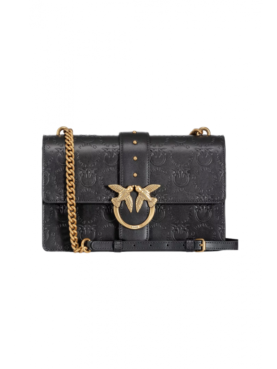 Сумка CLASSIC LOVE BAG ICON NEW MONOGRAM — black Pinko