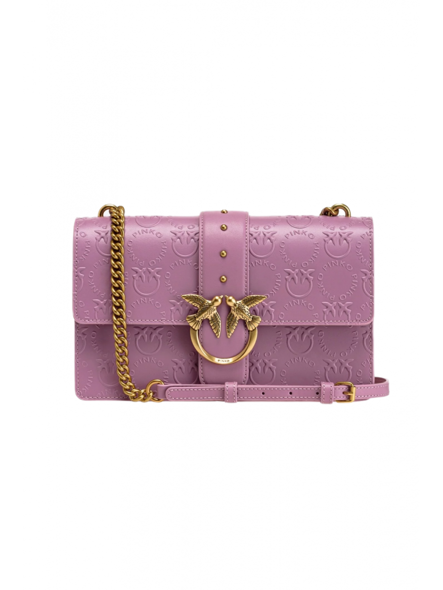 Сумка CLASSIC LOVE BAG ICON NEW MONOGRAM — pink Pinko