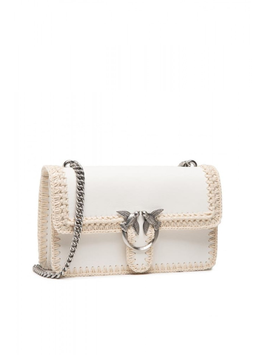 Сумка CLASSIC LOVE BAG ICON STITCHED BUBBLES – white Pinko