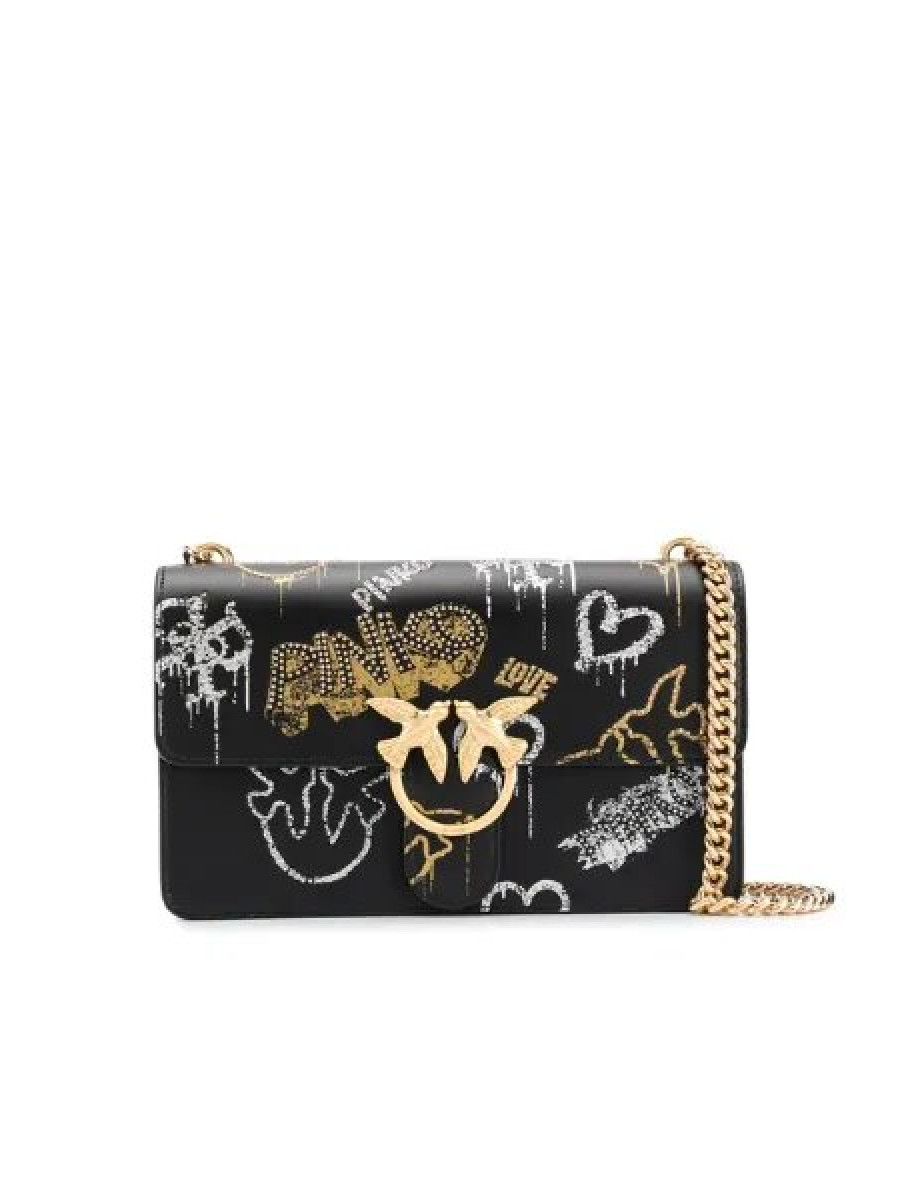 Сумка CLASSIC LOVE BAG ICON STREET ART — black Pinko