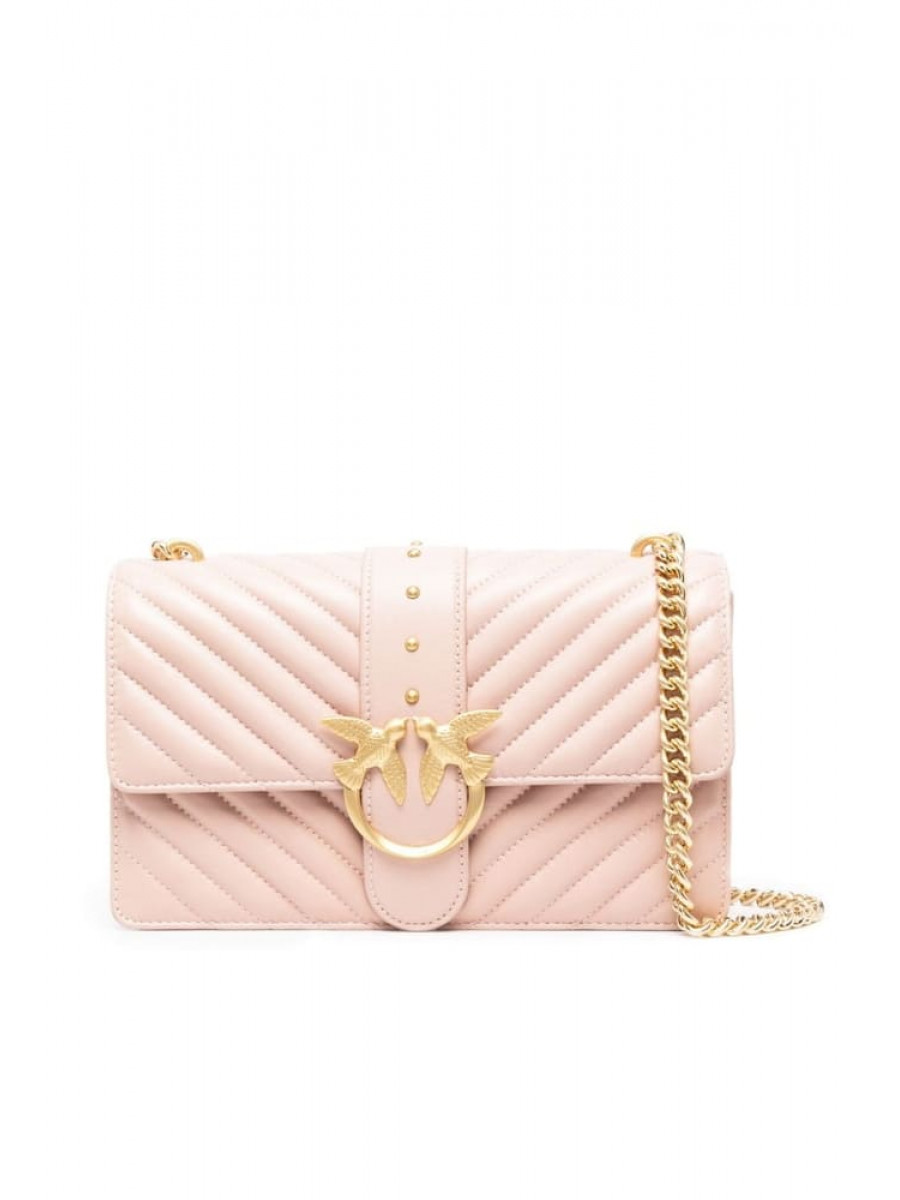 Сумка CLASSIC LOVE BAG ICON V QUILT – rose dust pink Pinko