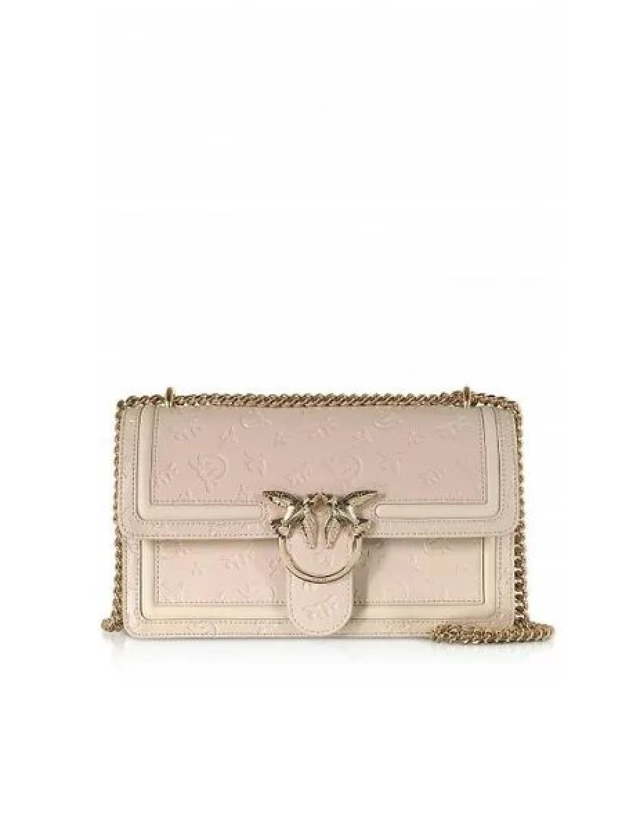 Сумка CLASSIC LOVE BAG MONOGRAM — beige  Pinko