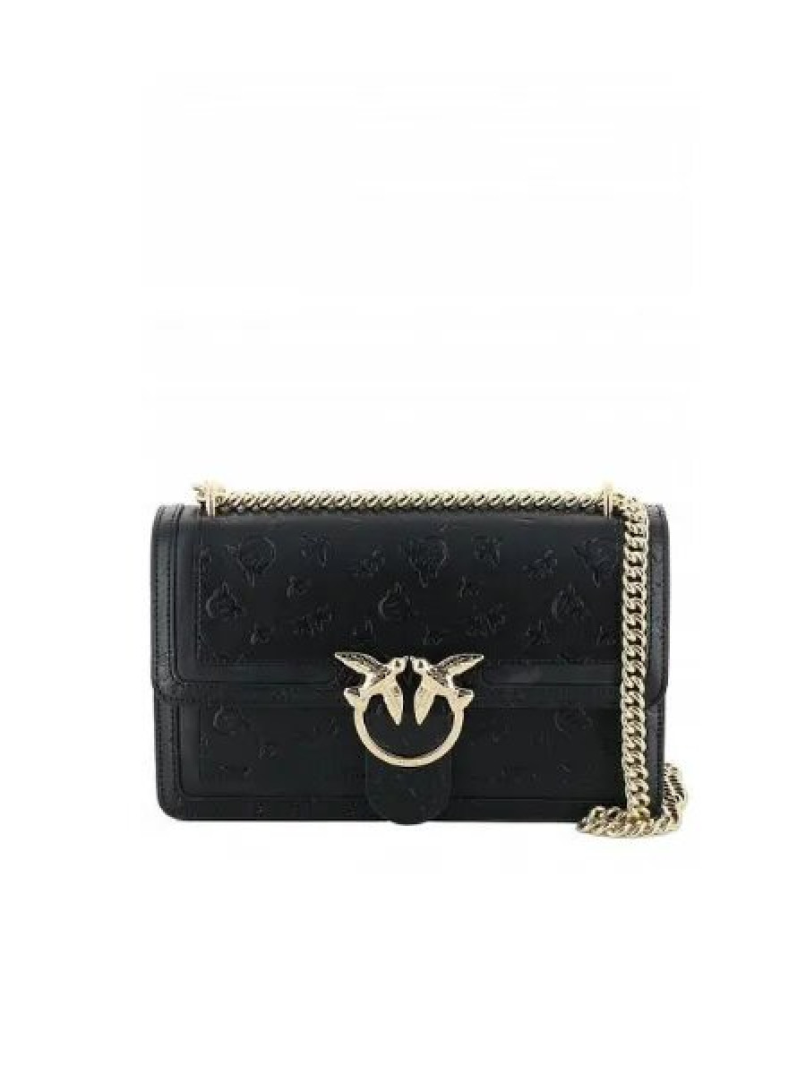 Сумка CLASSIC LOVE BAG MONOGRAM — black Pinko