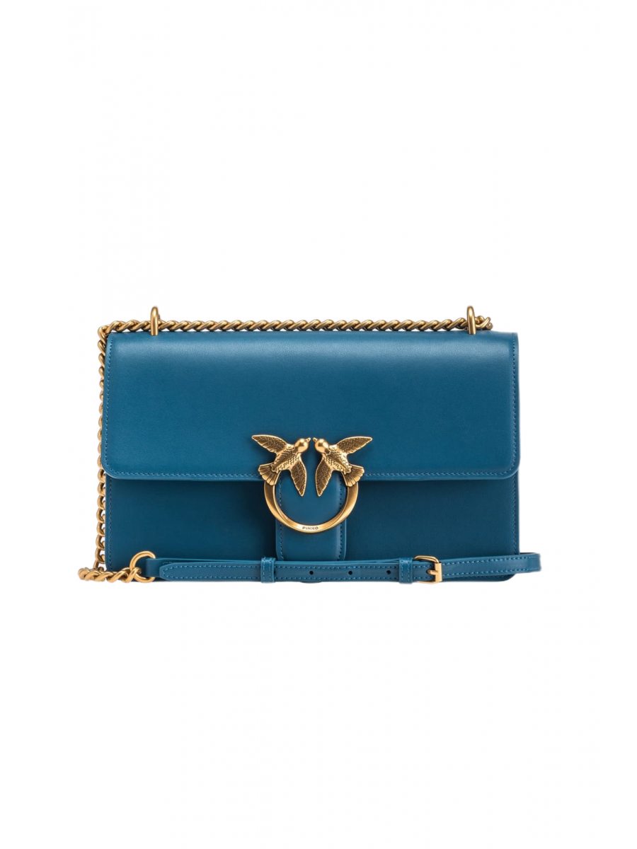 Сумка CLASSIC LOVE BAG ONE SIMPLY – teal-antique gold Pinko