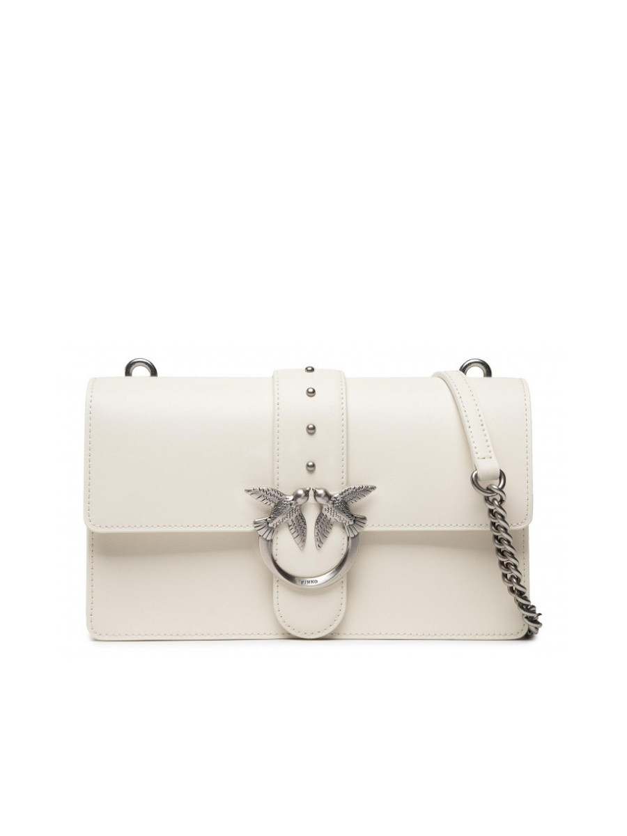 Сумка CLASSIC LOVE BAG SIMPLY – white silver Pinko