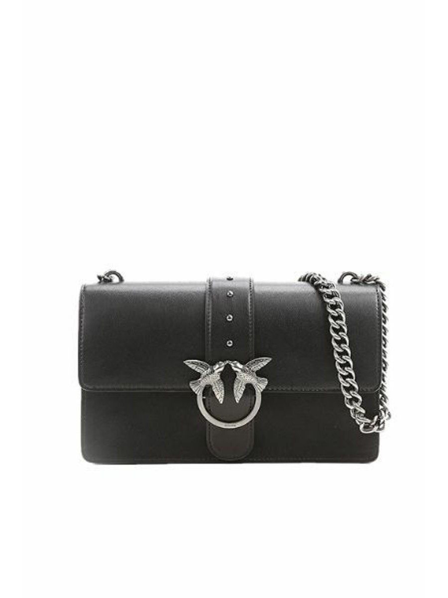 Сумка CLASSIC LOVE BAG SIMPLY SILVER — black Pinko