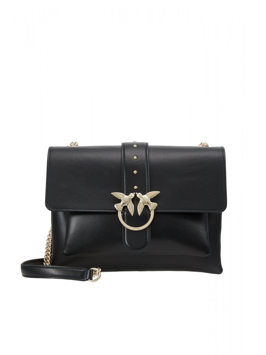 Сумка CLASSIC LOVE BAG SOFT SIMPLY — black gold Pinko