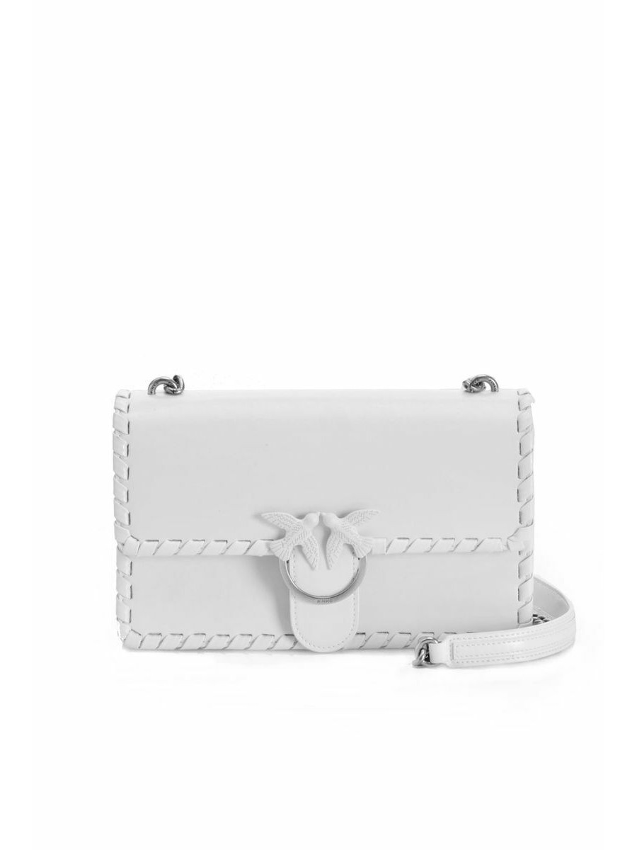 Сумка CLASSIC LOVE SIMPLY BAG TWIST — white Pinko