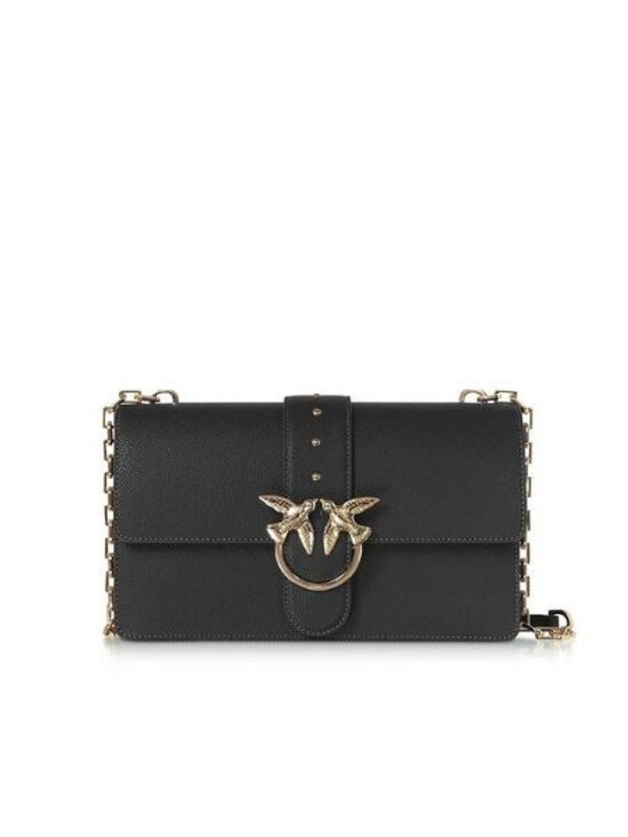 Сумка CLASSIC SIMPLY LOVE BAG GRAINY LEATHER — black Pinko