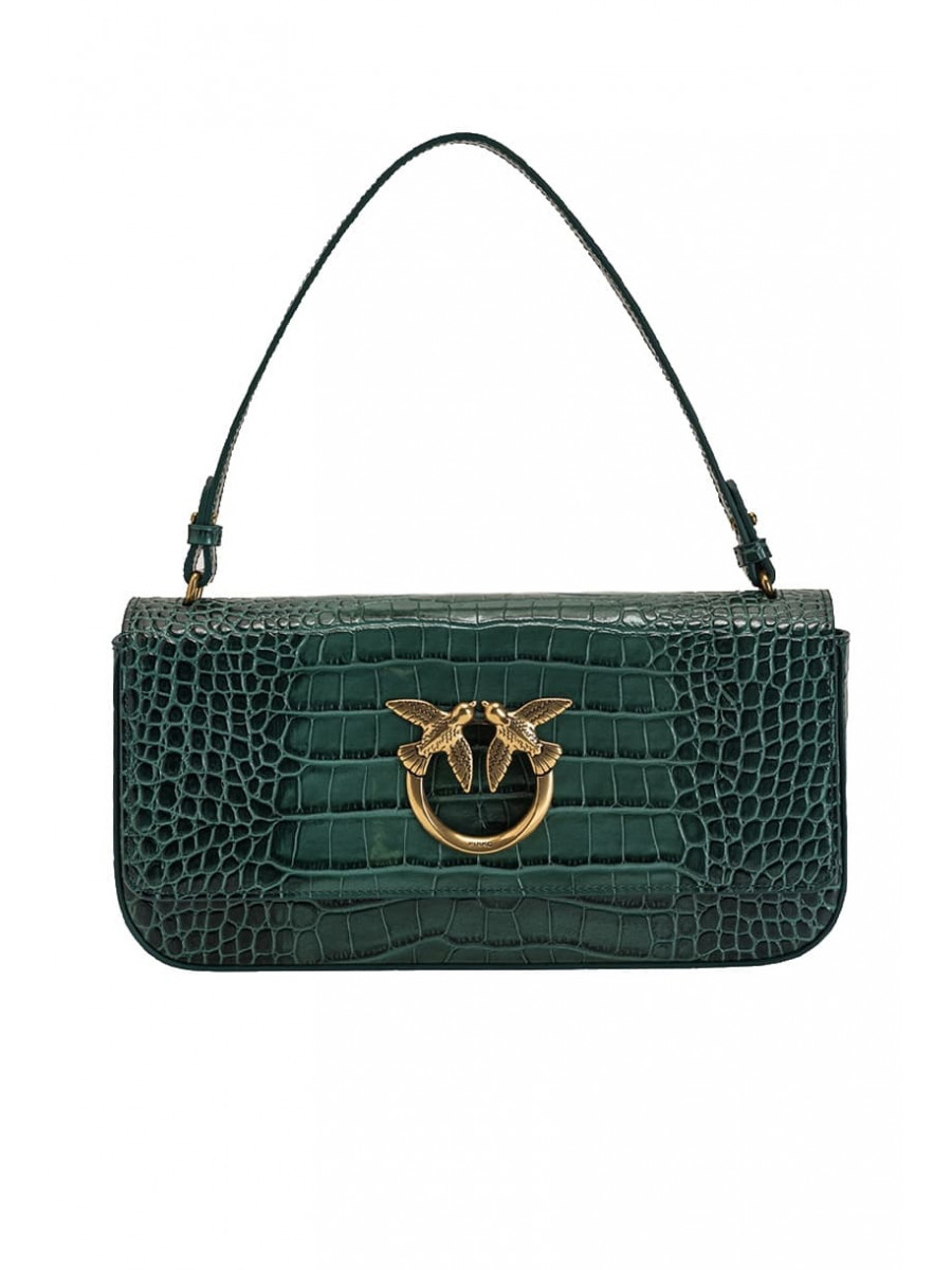 Сумка LOVE BAG CLICK BAGUETTE – green Pinko