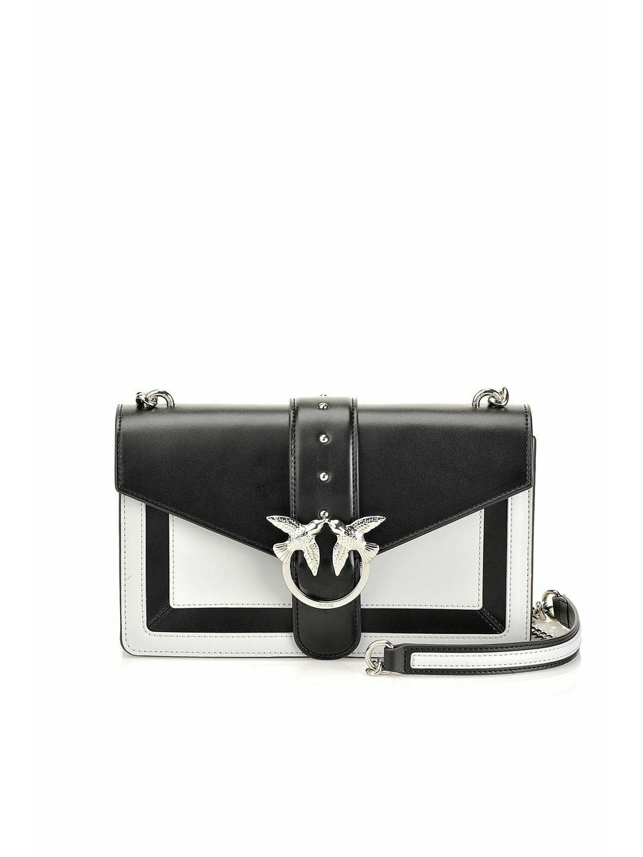 Сумка LOVE BAG EVOLUTION — black and white Pinko