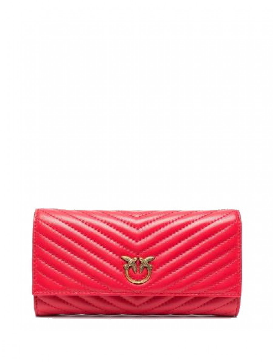 Кошелек LOVE BIRDS QUILTED WALLET — red Pinko