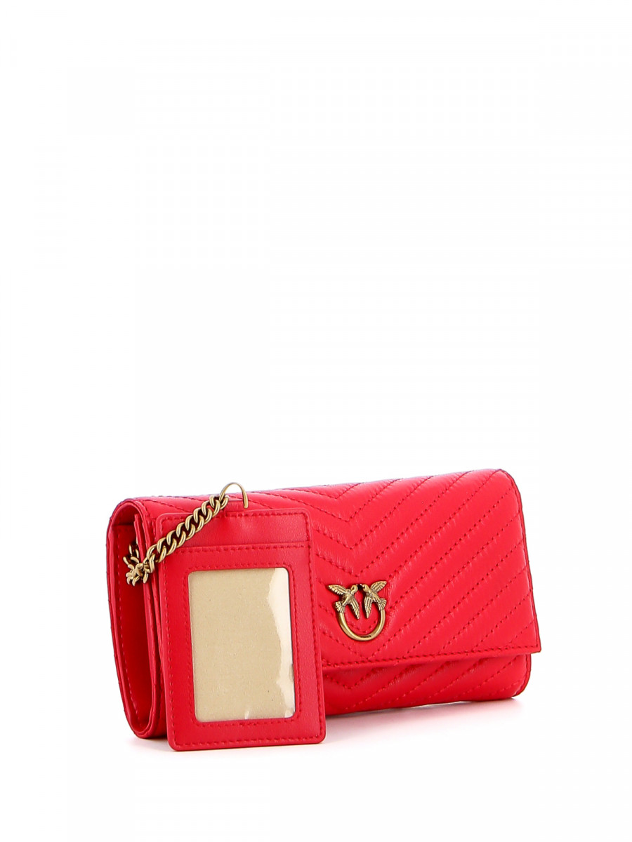 Кошелек LOVE BIRDS QUILTED WALLET — red