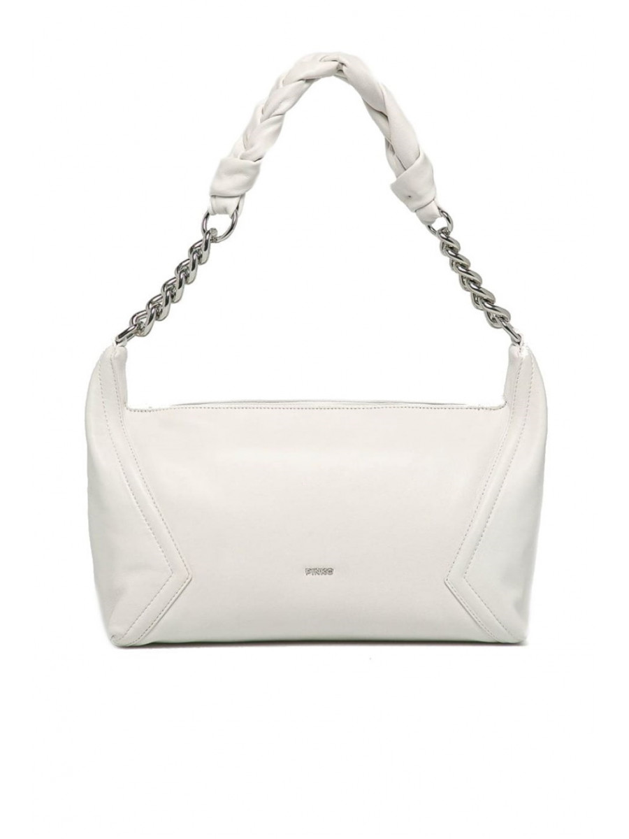 Сумка MEDIUM HOBO SOFT KNOT — white Pinko