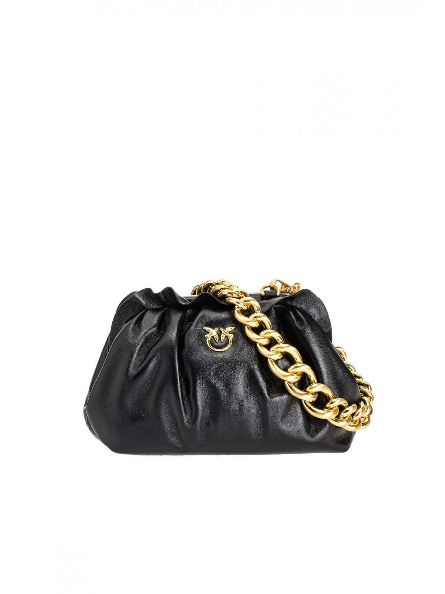 Сумка MINI CHAIN CLUTCH BAG FRAIMED — black Pinko