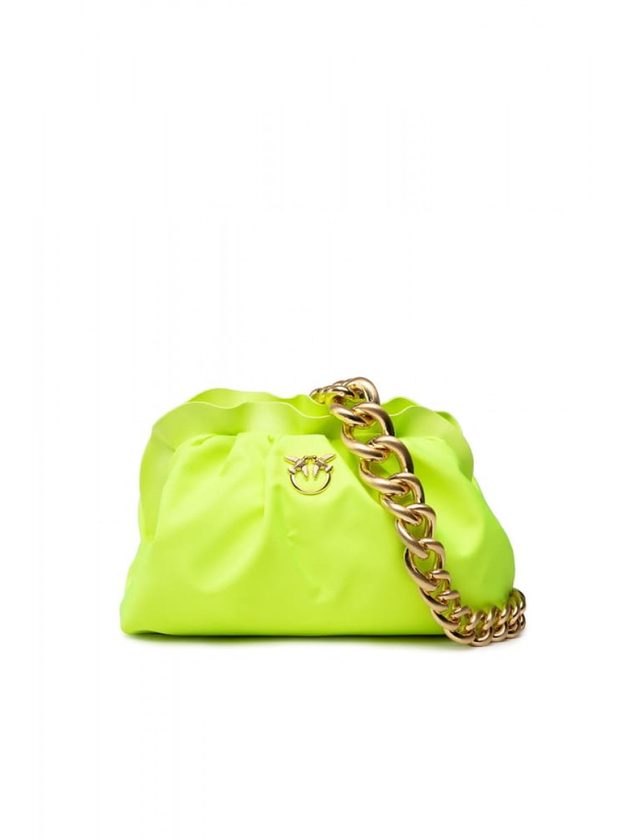 Сумка MINI CHAIN CLUTCH BAG FRAIMED – giallo Pinko