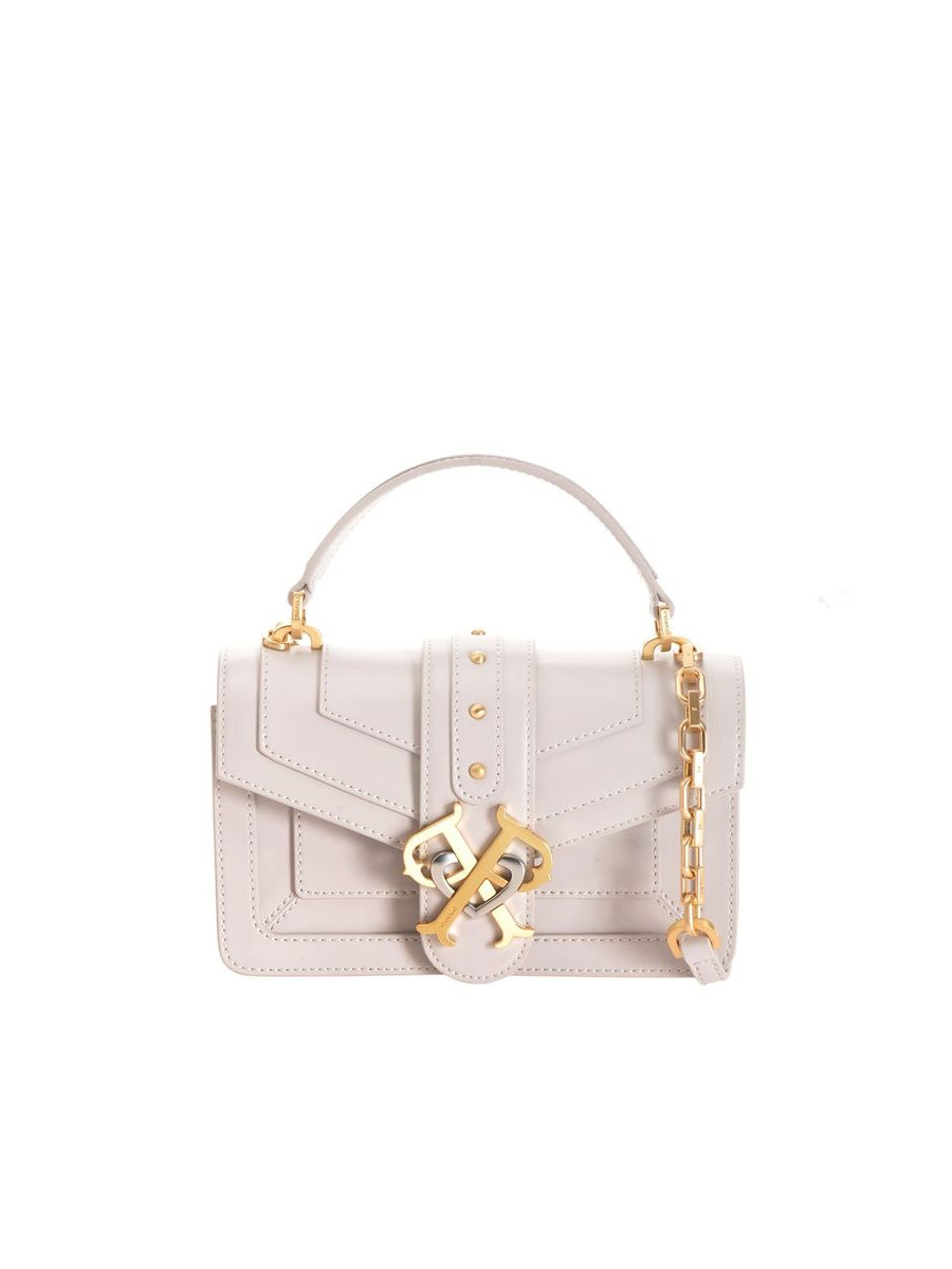 Сумка MINI DOUBLE P BAG ICON CLASSIQUE — creme Pinko