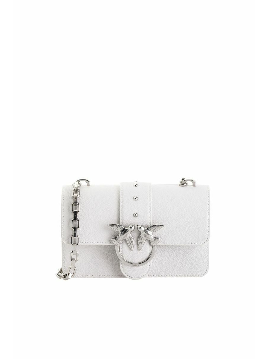 Сумка MINI LOVE BAG — white Pinko