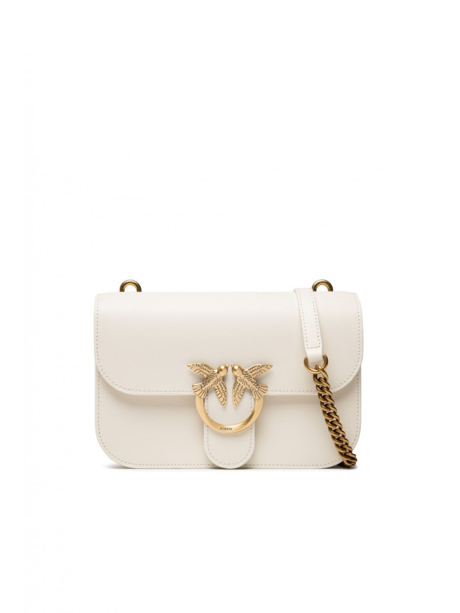 Сумка MINI LOVE BAG BELL SIMPLY – white Pinko