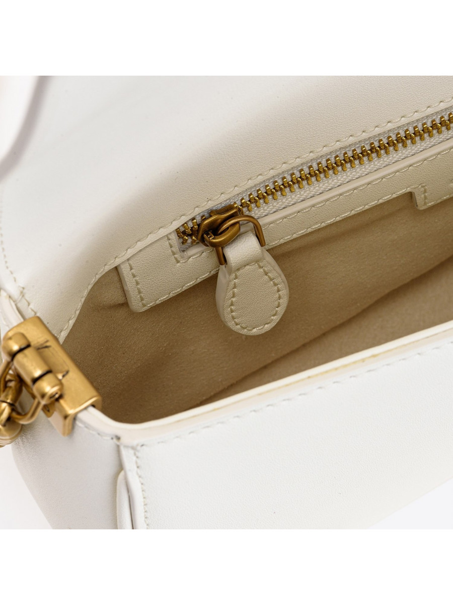 Сумка MINI LOVE BAG CLICK BAGUETTE — white