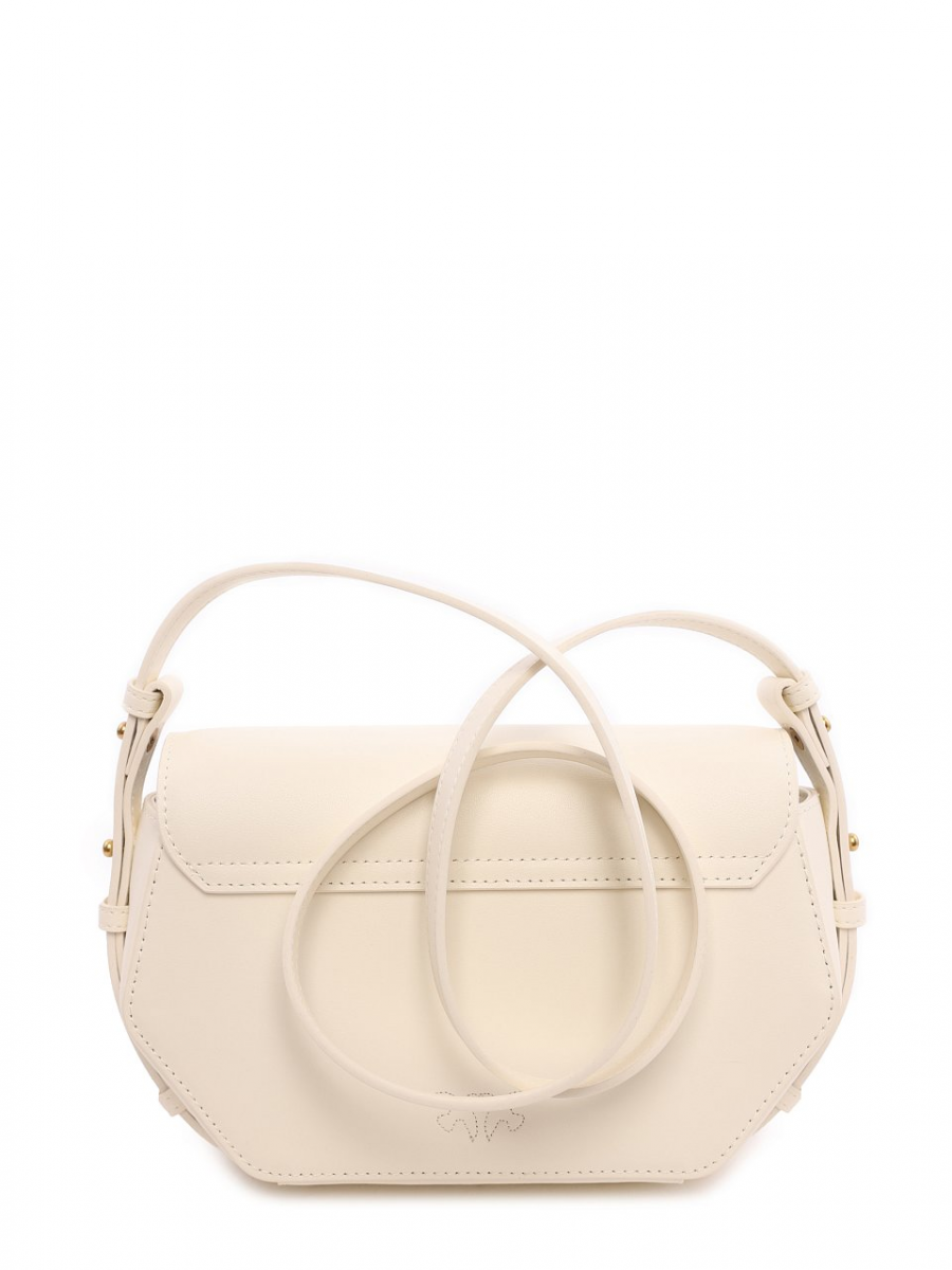 Сумка MINI LOVE BAG CLICK EXAGON SIMPLY – white-antique gold