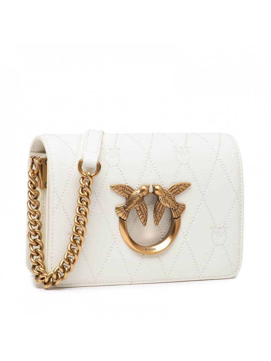 Сумка MINI LOVE BAG CLICK WAVE LOGO – white