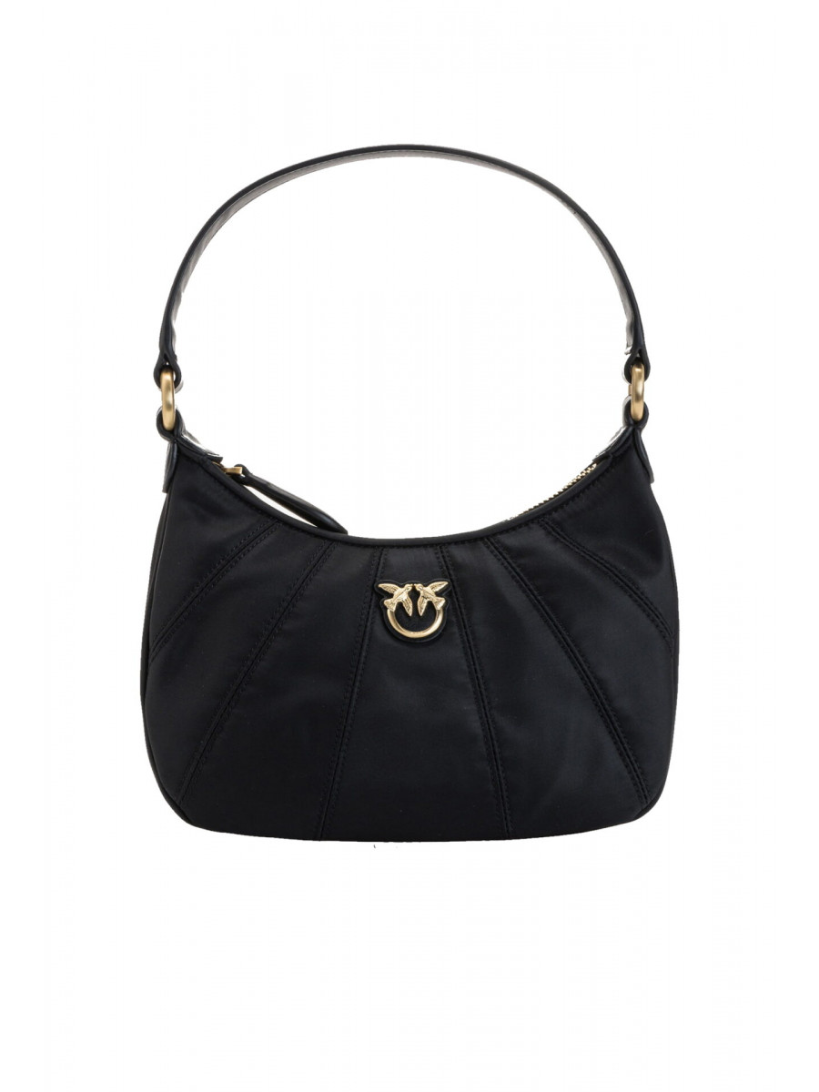 Сумка MINI LOVE BAG HALF MOON FULL COLOR — black Pinko