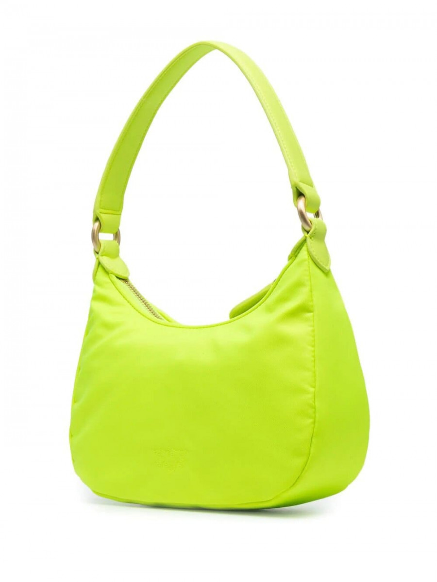 Сумка MINI LOVE BAG HALF MOON FULL COLOR — fluorescent yellow