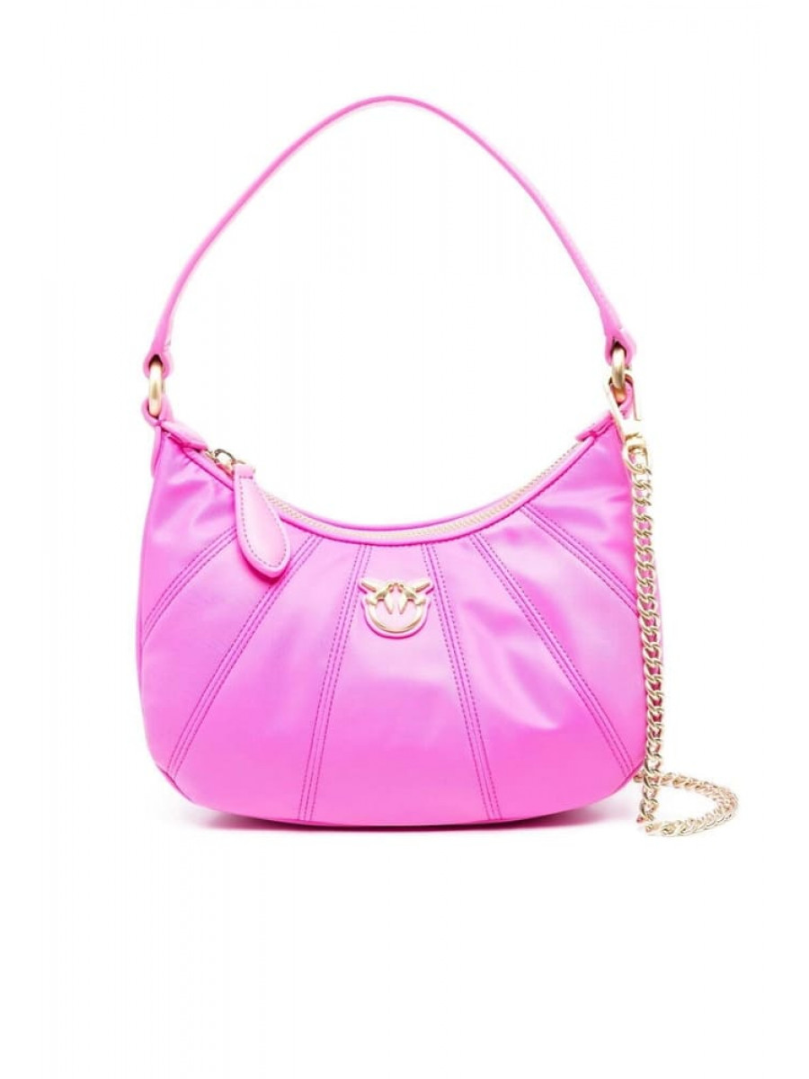 Сумка MINI LOVE BAG HALF MOON FULL COLOR — pink