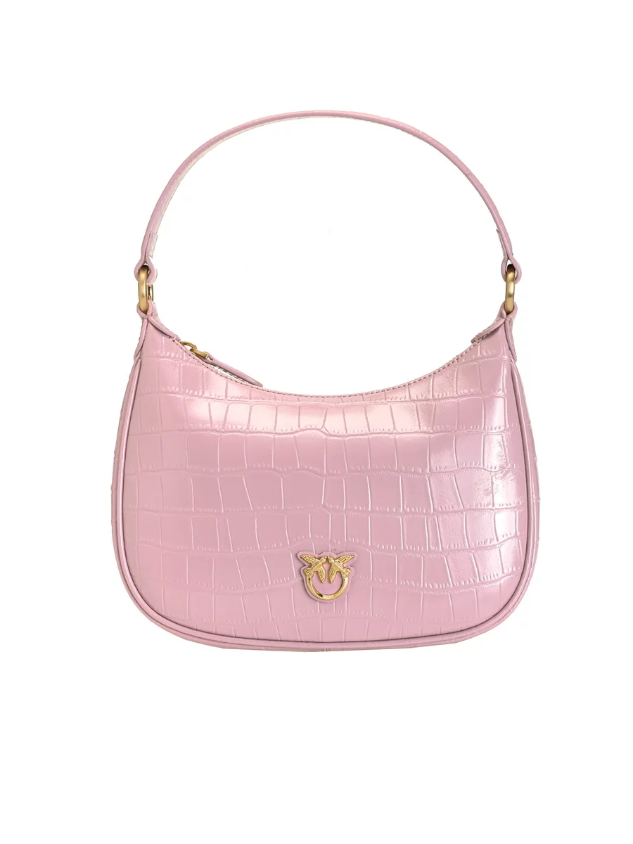 Сумка MINI LOVE BAG HALF MOON PURE SHAPES – pink Pinko