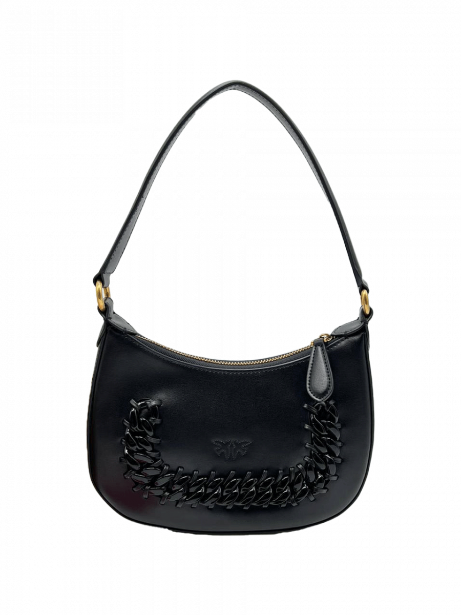 Сумка MINI LOVE BAG HALF MOON SIMPLY — black