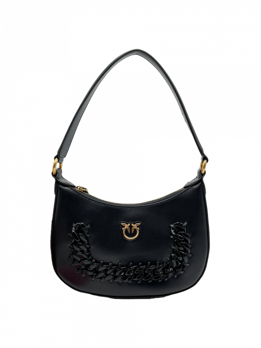 Сумка MINI LOVE BAG HALF MOON SIMPLY — black Pinko