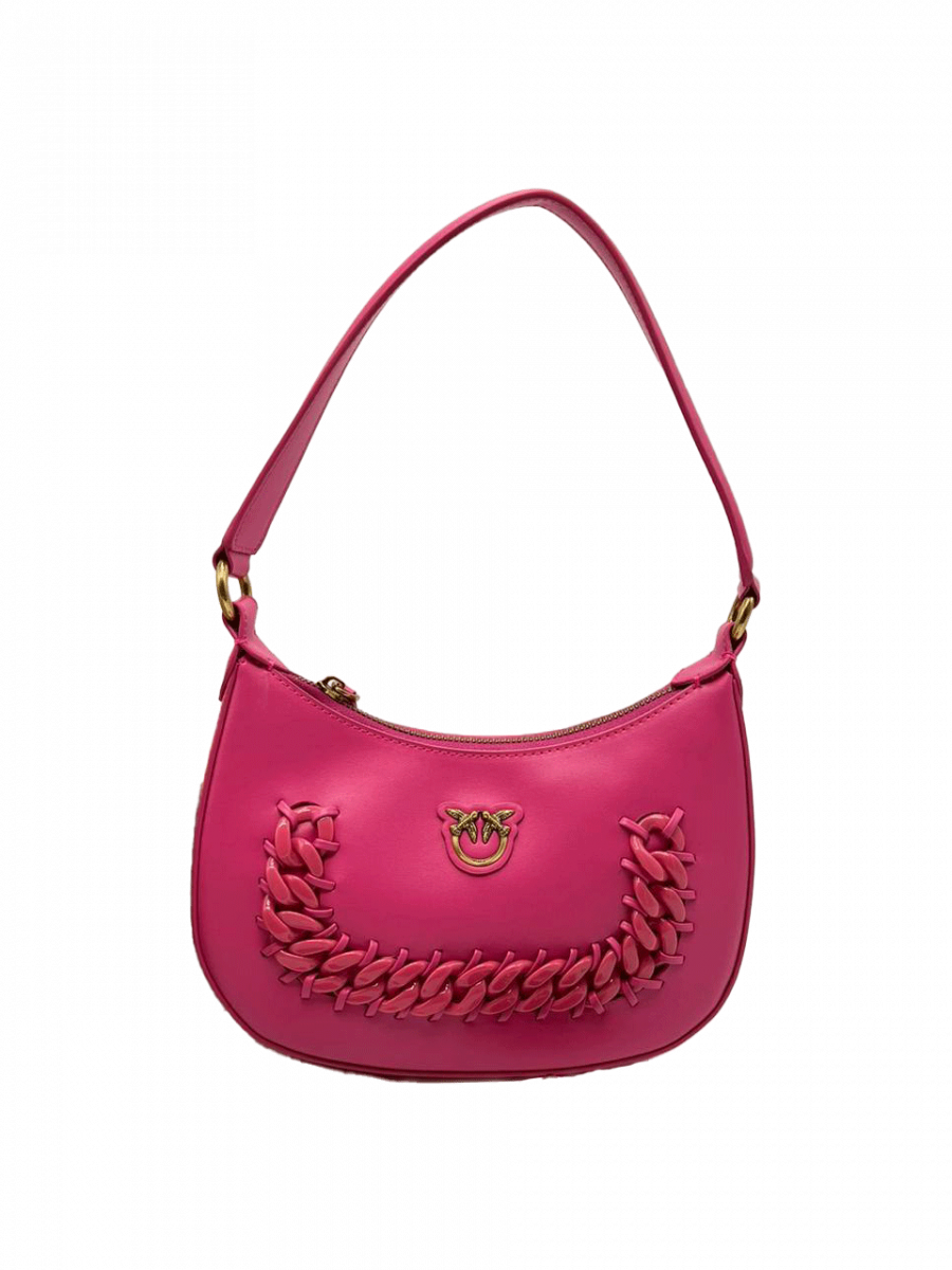 Сумка MINI LOVE BAG HALF MOON SIMPLY — pink Pinko