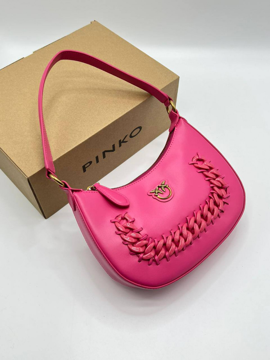 Сумка MINI LOVE BAG HALF MOON SIMPLY — pink