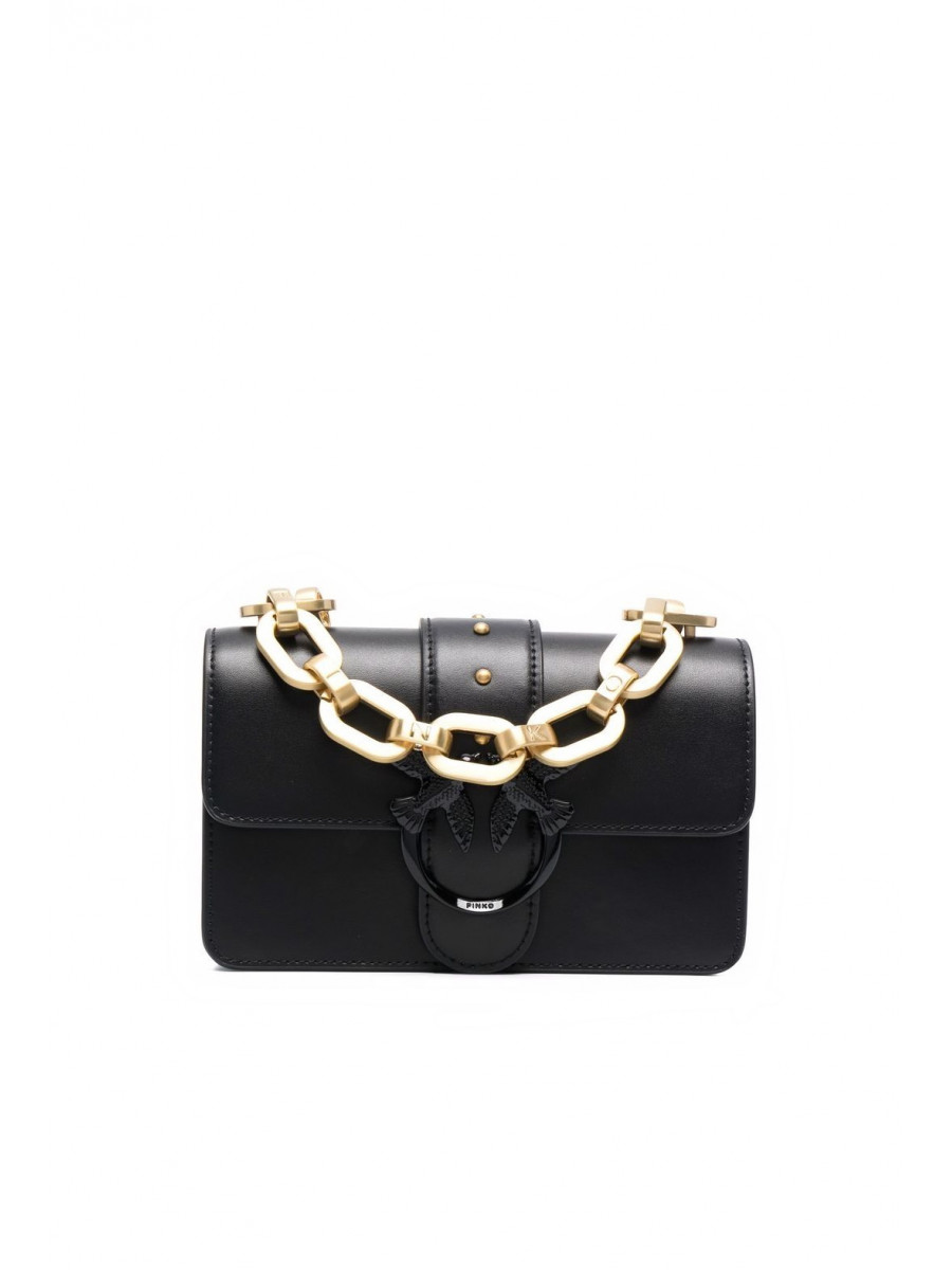 Сумка MINI LOVE BAG ICON MAXI CHAIN – black