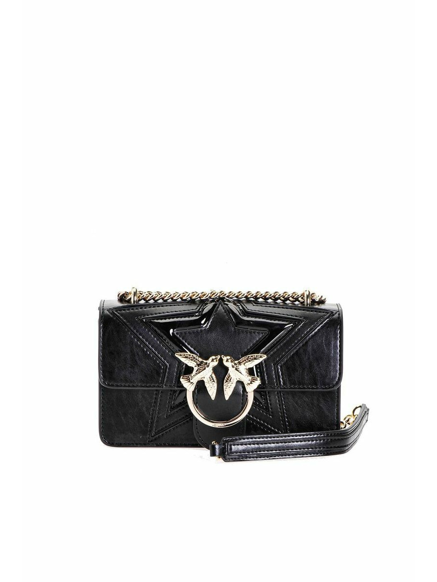 Сумка MINI LOVE BAG ROCKSTAR — black Pinko