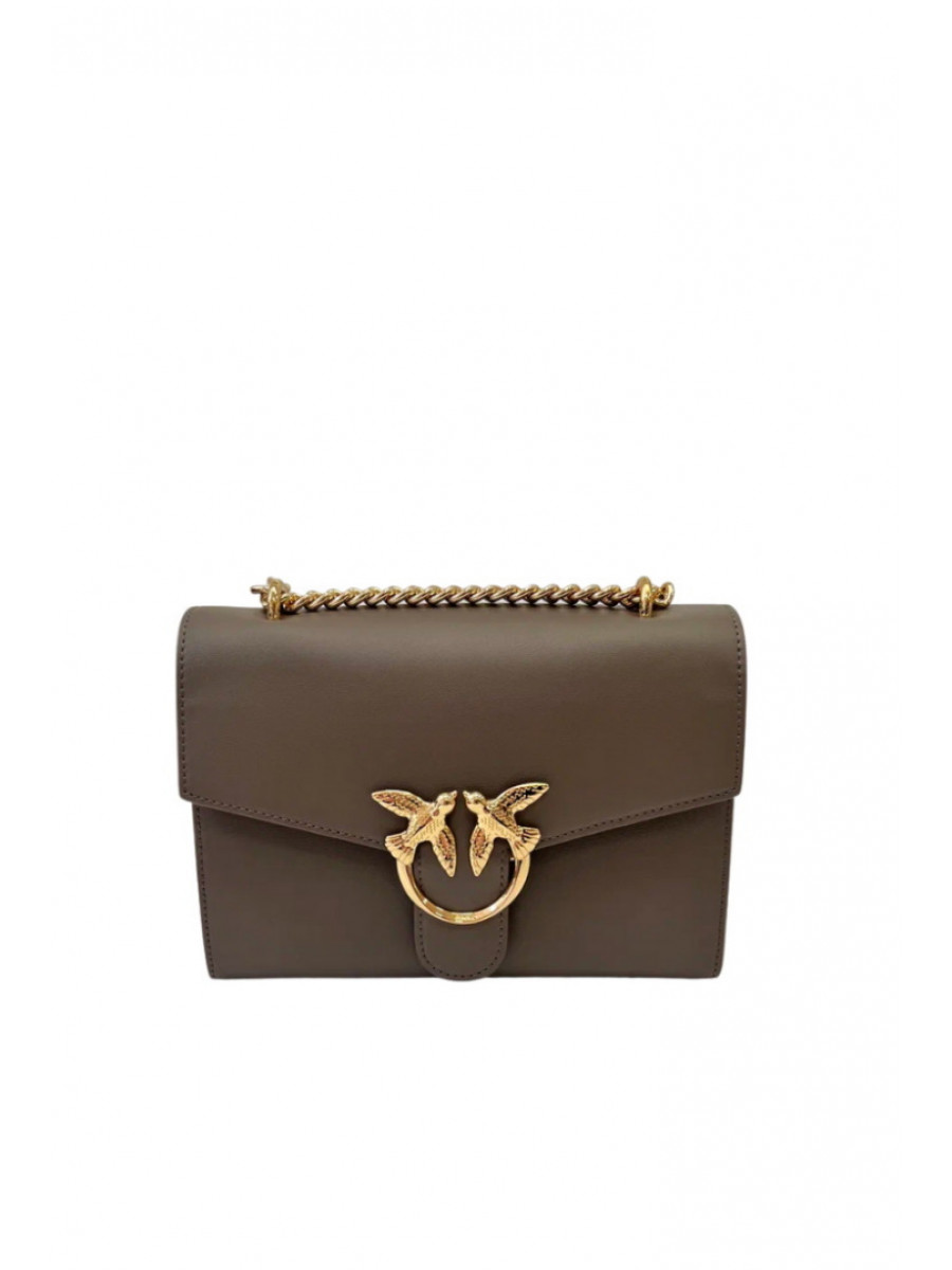 Сумка MINI LOVE BAG SIMPLY – cognac-antique gold Pinko