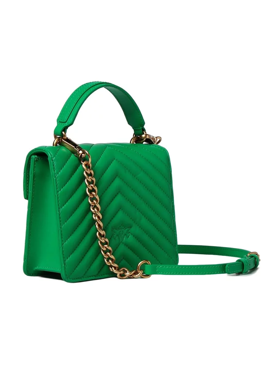 Сумка MINI LOVE BAG TOP HANDLE CHEVRON – green