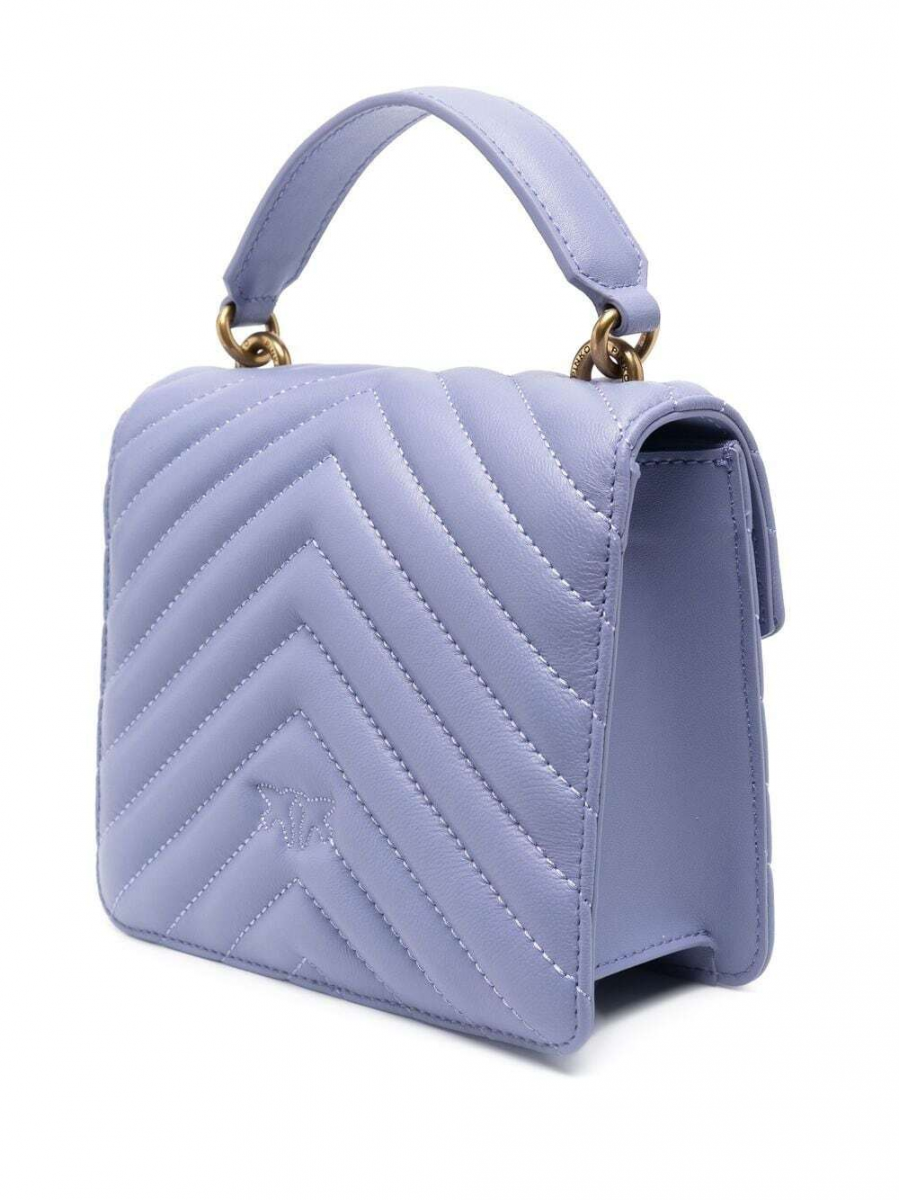 Сумка MINI LOVE BAG TOP HANDLE CHEVRON – pommel grey