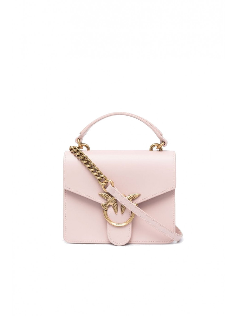 Сумка MINI LOVE BAG TOP HANDLE LOVE — pink Pinko