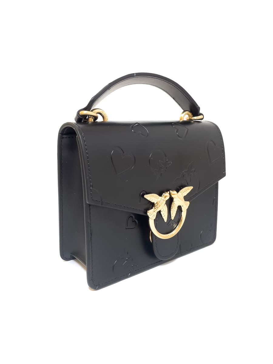 Сумка MINI LOVE BAG TOP HANDLE MONOGRAM – black