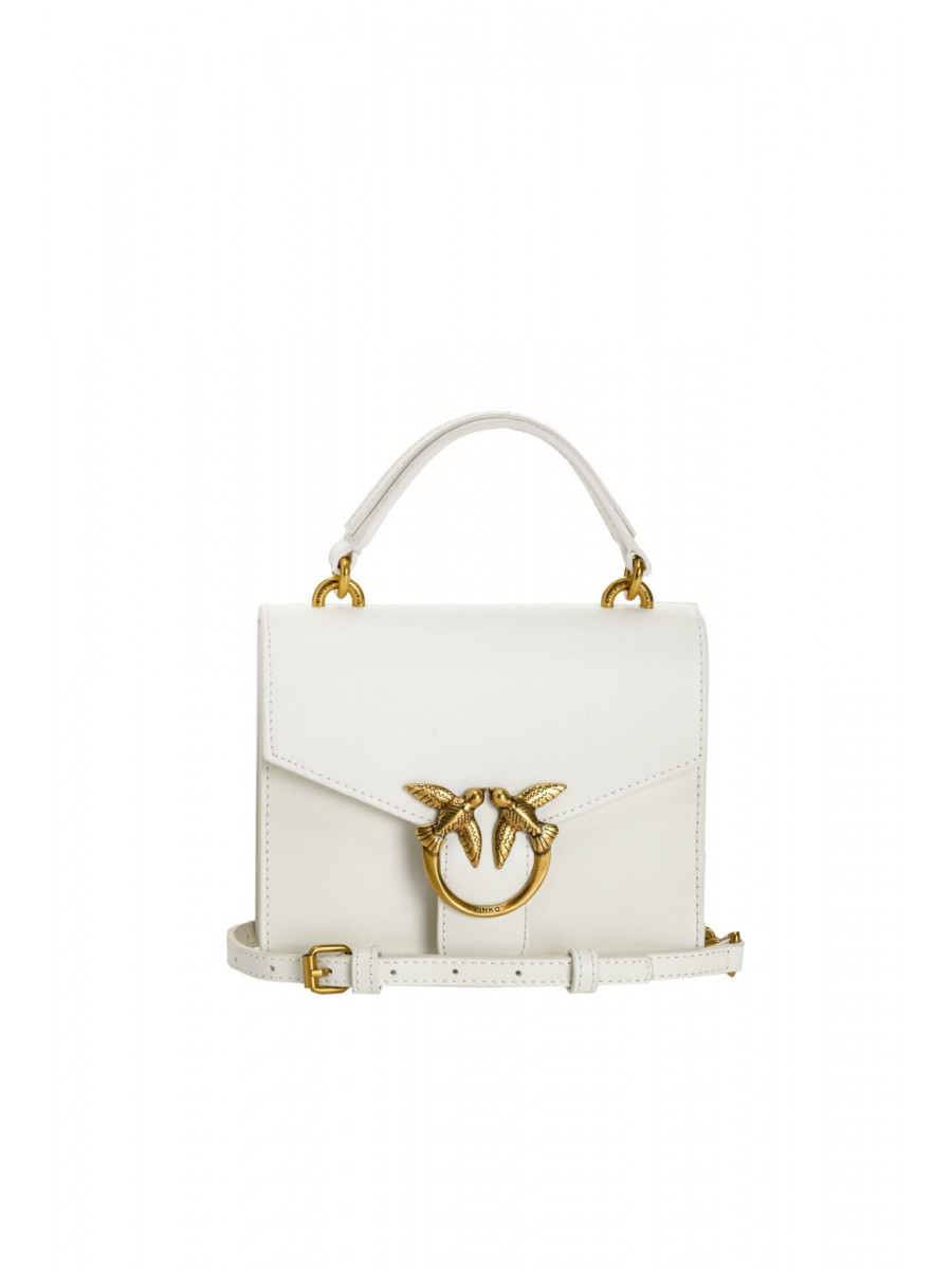 Сумка MINI LOVE BAG TOP HANDLE SIMPLY — white Pinko