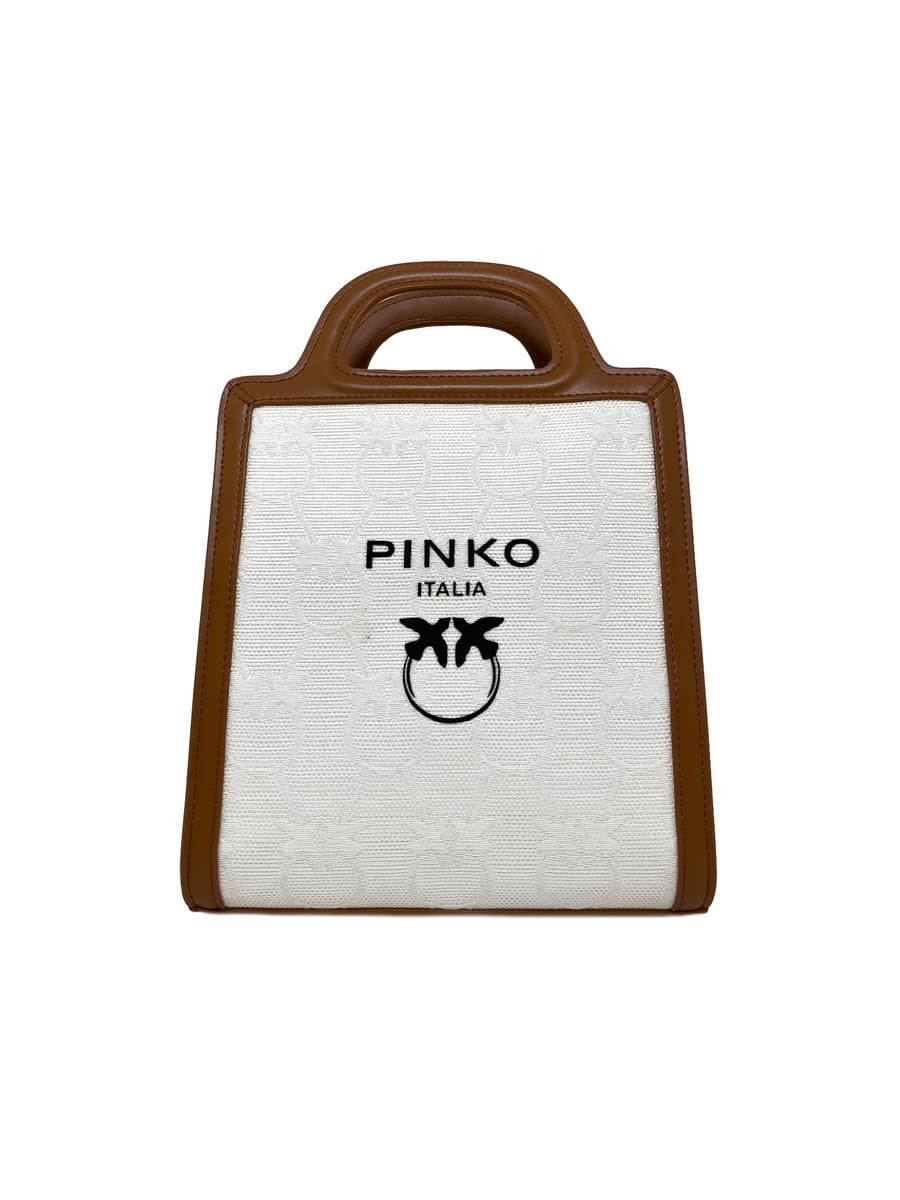 Сумка MINI LOVE BIRDS TOTE BAG – brown Pinko