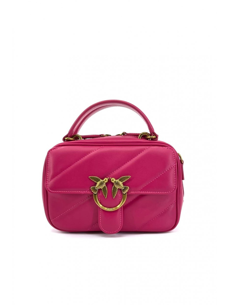 Сумка MINI SQUARE BAG MAXI QUILT – fuchsia Pinko