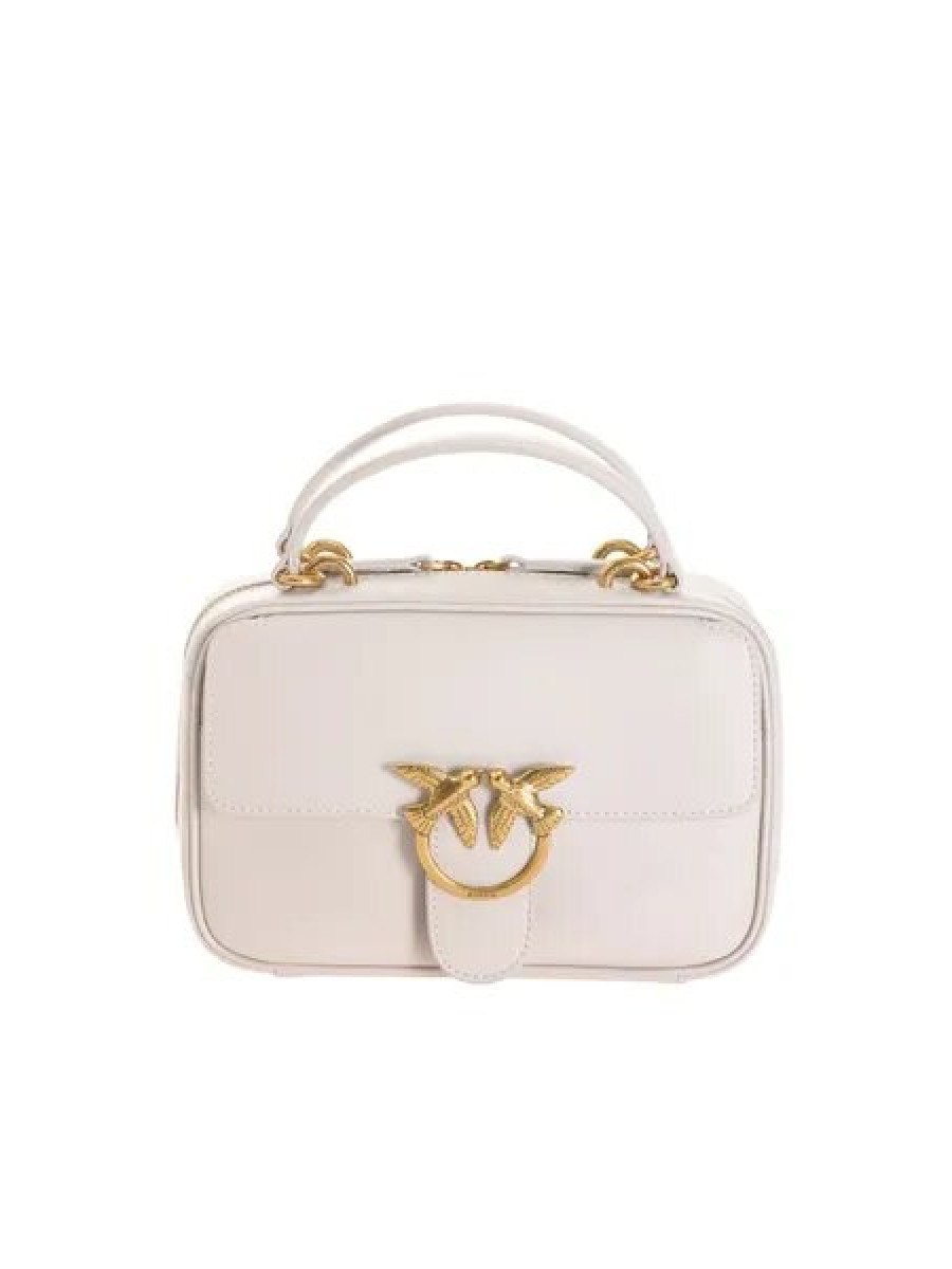 Сумка MINI SQUARE BAG SIMPLY — white Pinko