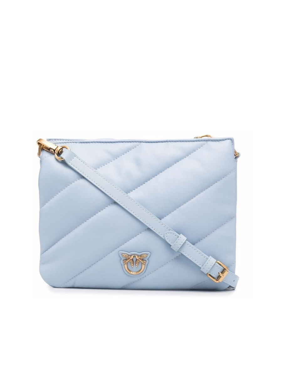 Сумка SMALL TWINS BAG MAXI QUILT – light blue Pinko