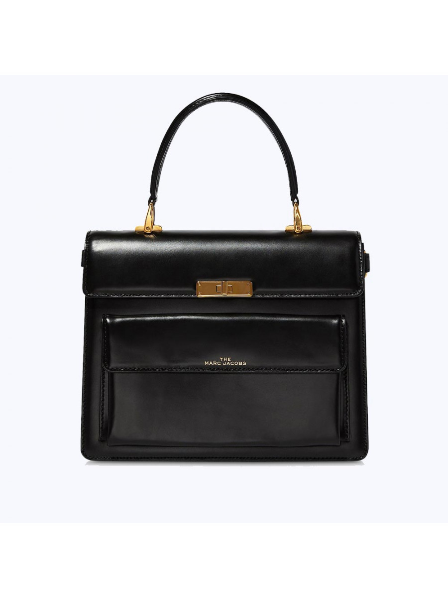 СУМКА MARC JACOBS THE UPTOWN COW LEATHER BAG BLACK