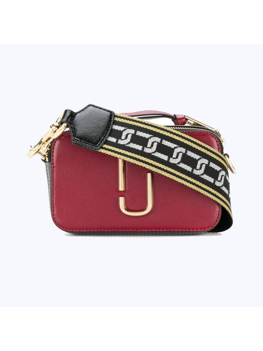 СУМКА MARC JACOBS THE SNAPSHOT DEEP MAROON GRAPHITE Marc Jacobs