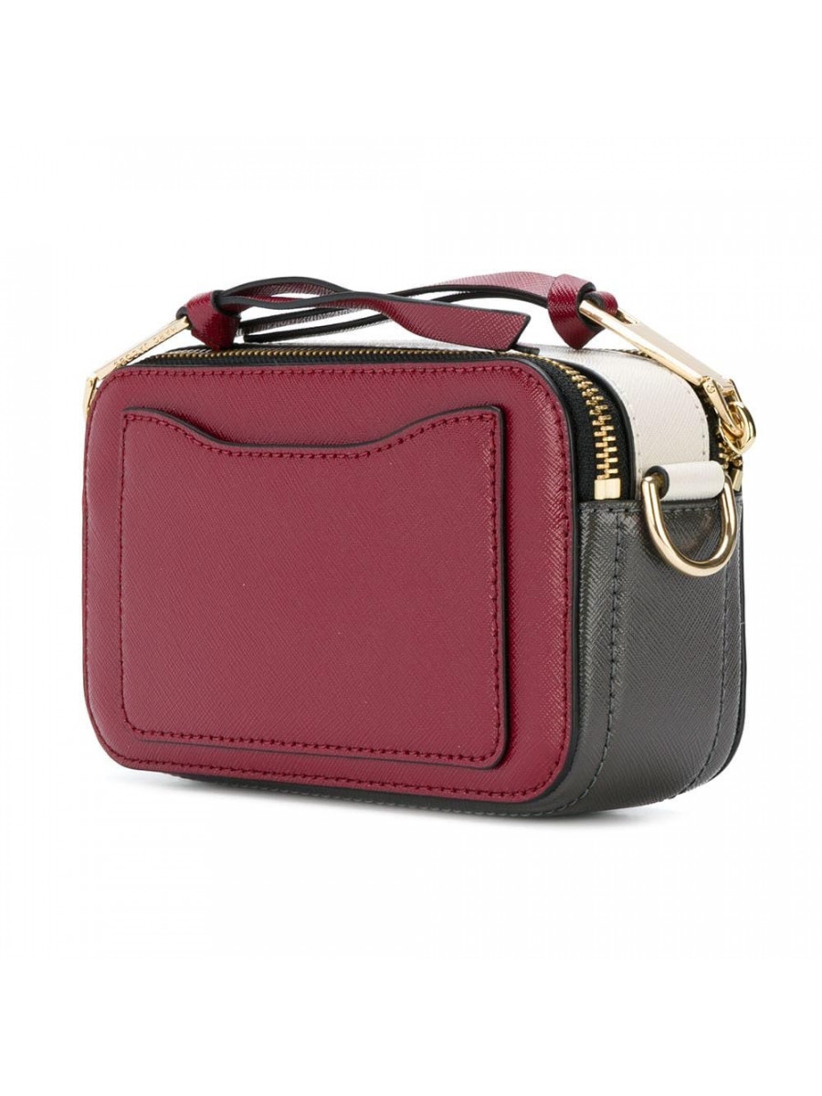 СУМКА MARC JACOBS THE SNAPSHOT DEEP MAROON GRAPHITE