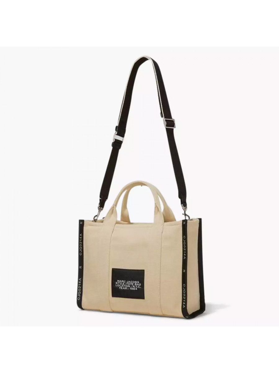 СУМКА MARC JACOBS THE JACQUARD MEDIUM TOTE BAG WARM SAND